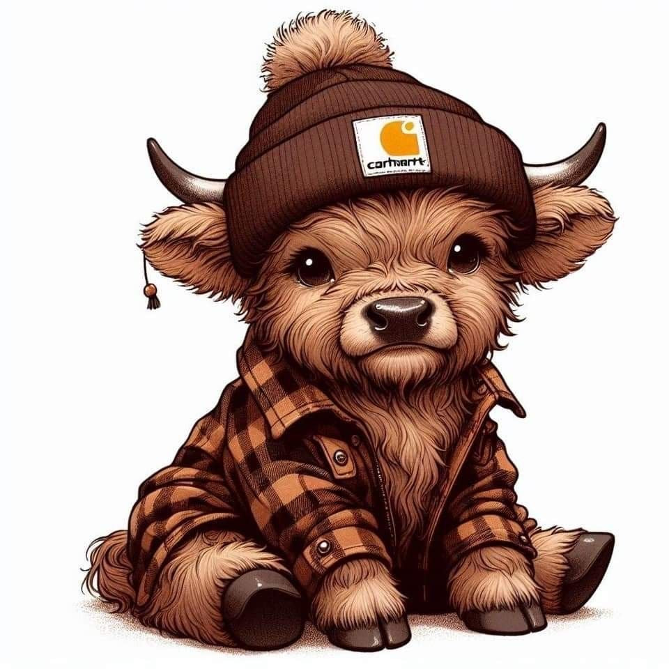 Brown Carhartt Cow