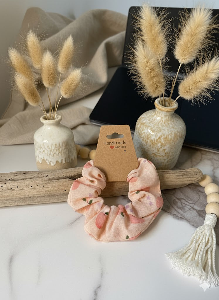 Pink Peach Scrunchie
